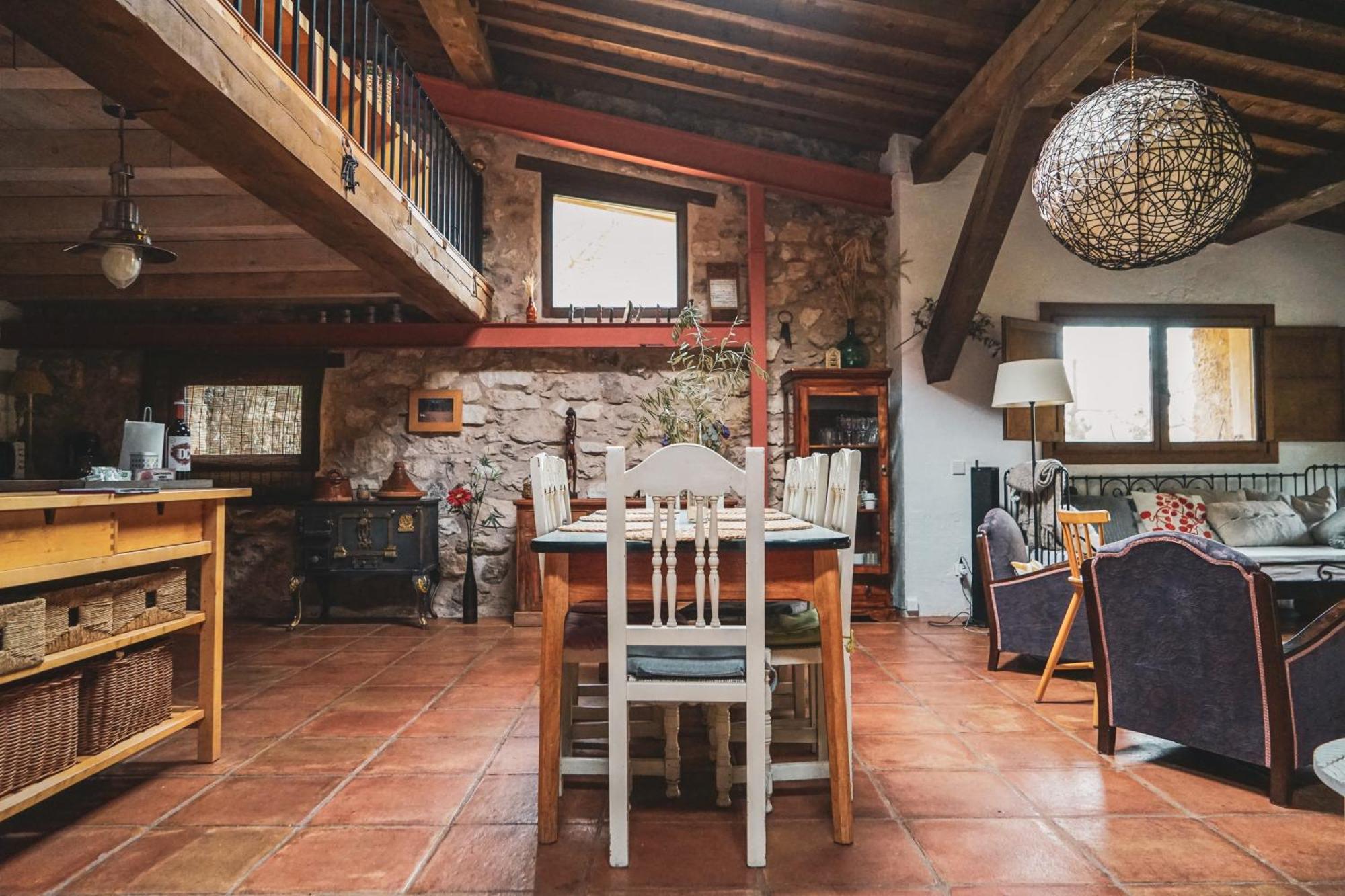 Casa Corazon De Piedra En El Rio Dulce Pensionat Aragosa Eksteriør billede